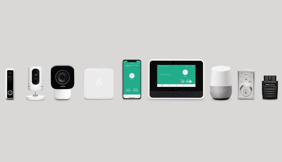 Vivint home security product line in Toledo